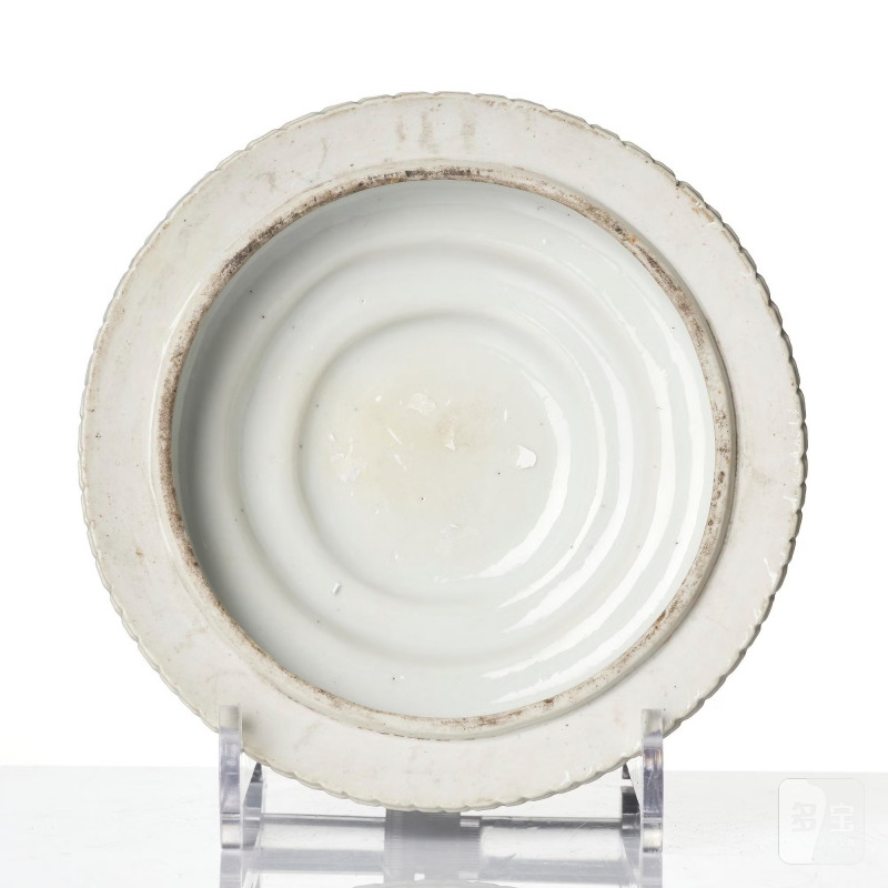 A large blue and white 'landscape' goblet with cover, - 图7